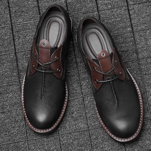 Mens shoes 2019 spring and autumn brand comfort high quality fashion personality outdoor mens mens work shoes large size 48