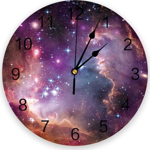 Starry Sky Universe 3D Wall Clock Modern Design Brief Living Room Decoration Kitchen Clock Art Wall Watch Home Decor