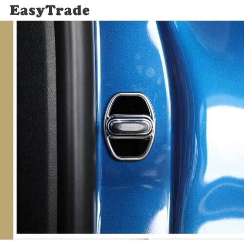 Stainless Steel Car Door Lock Cover Auto Emblems Anti-rust Case Anti-Scratch 4Pcs For Lincoln CORSAIR 2020 Accessories