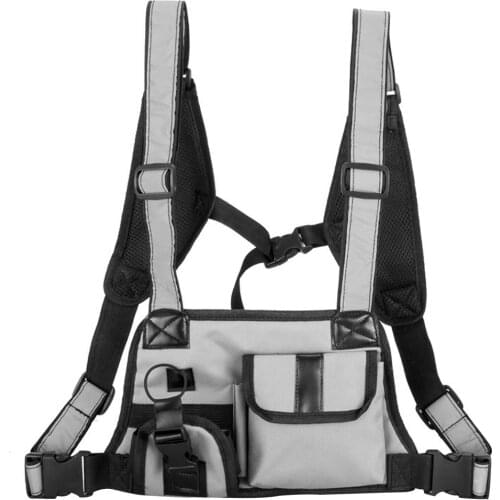 Front Rig Bag Nylon Vest Backpack Adjustable Outdoor Sport Shoulder Bag for Hiking Camping 2021 new dropshipping