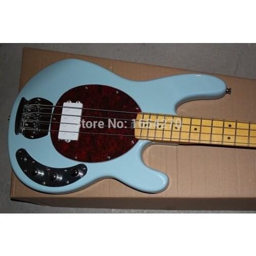 New High Quality Arrival Music Man Stingray 4 string Electric Bass Guitar in sky blue in stock 151112
