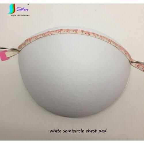 Wholesale Price 10 Pairs White Big Size Semicircular Breast Pad,Swimsuits Dresses,Bra Accessories Chest Pads S0631L