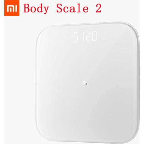 Newest Original Xiaomi Smart Weight Scale 2 Health Weight Scale Bluetooth 5.0 Digital Scale Support Android 4.3 iOS 9 Mifit APP