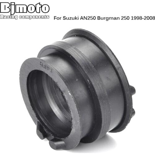 BJMOTO Motorcycles Carburetor Interface Adapter Tube Intake Manifold 13121-14F00 13121-14F01 for Suzuki AN250 Burgman 250 98-08