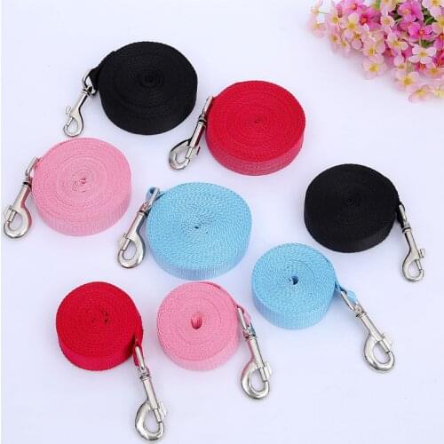 Nylon Dog Leashes 1.8M 4.5M 6M 10M Pet Walking Training Leash Cats Dogs Harness Collar Lead Strap Belt