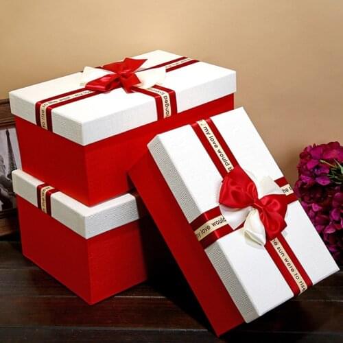 Rectangular Gift Box Large Gift Box Wholesale Hand Gift Box Spot Gift Box Carton Customization