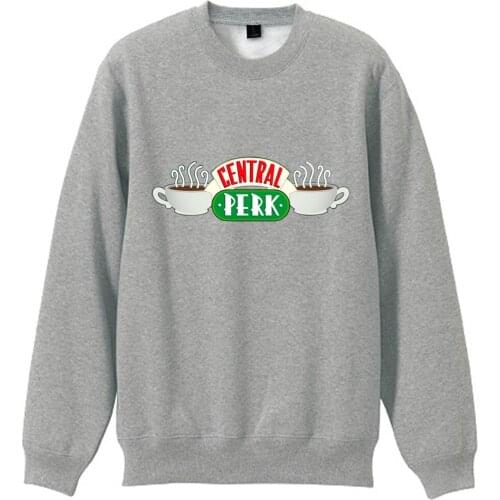 Boy Man Men Crew Neck Sweatshirt Friends Central Perk Coffee Couple Clothes Teenager Pullover Fleece ZIIART
