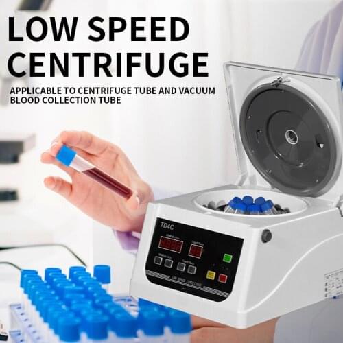 TD4C Centrifuge Low Speed Benchtop Centrifuge Laboratory 4000 RPM Blood Separation Centrifuge PRP Centrifuge