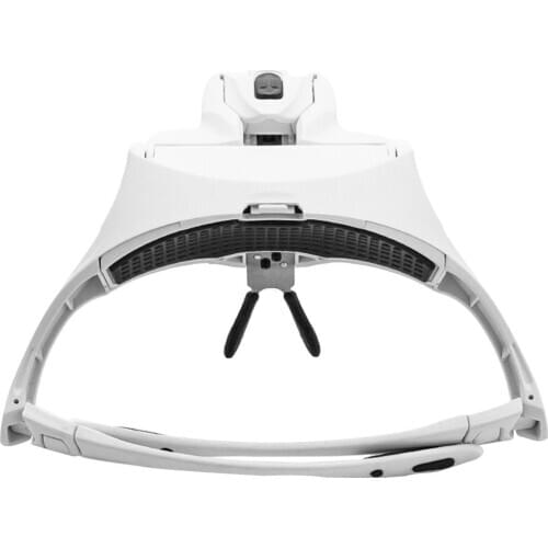 1.0X 1.5X 2.0X 2.5X 3.5X Adjustable 5 Lens Loupe LED Light Headband Magnifier Glass LED Magnifying Glasses With Lamp Hot Sale