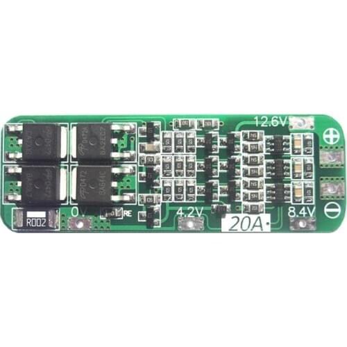 1Pcs 3S 20A 10A 12.6V Charging Protecting Balancer Module BMS 3S 18650 Lithium Battery Charger Protection Board