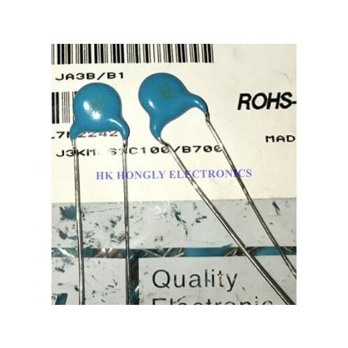 100PCS 3KV 47J 47PF 101J 100PF P=7.5mm DIP High voltage ceramic capacitor