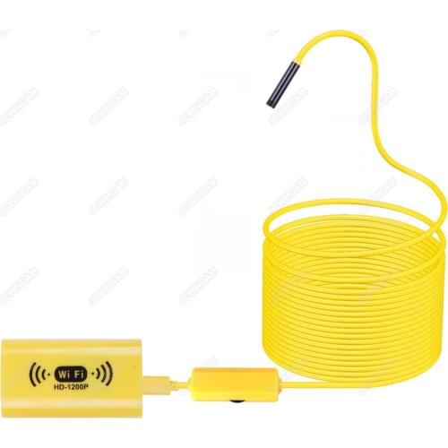 1200P HD WiFi Endoscope Camera Adjustable 8 LEDs 8.0mm IP68 Hard Cable 1M 2M 3.5M 5M 10M for iOS for Android for Windows