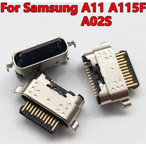 2-20pcs USB Type C Power Connector Jack For Samsung A11 A115F A02S A025F A01 Core A013F USB-C Charging Dock Charge Socket Port