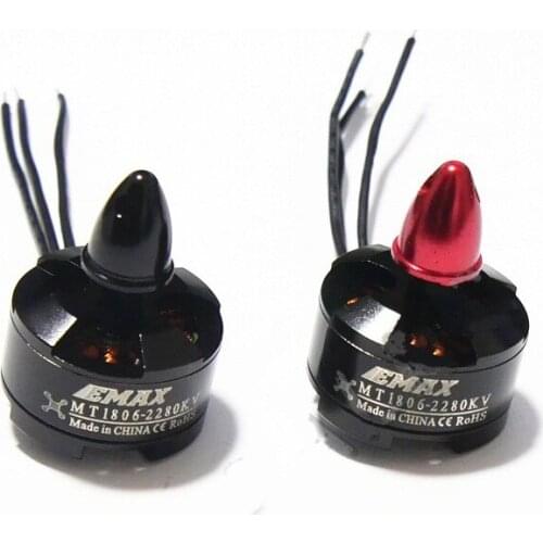 2 x Emax MT1806 2280KV Brushless Motor CW CCW for QAV250 200-300 Sizes Quadcopter
