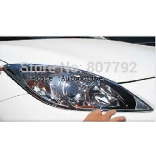 2010-2012 for Mazda 3 ABS Chrome Front headlight Lamp Cover