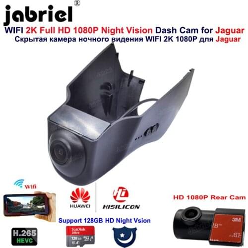 2K HD 1080P Wifi Night Vision Car Dvr Dash Cam Camera 24H For Jaguar XJ XJR 2016 2017 for Jaguar F-Type 2014 2015 2016 2017 2018