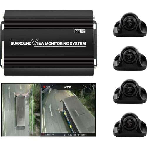 3D 1080P panoramic seamless 3D imaging system for buses, trucks, buses, high-definition fleets, long-distance buses