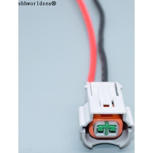 Shhworldsea 2P car wire female connector cable for Kia k2 K3 K5 fuel injector plug car fuel injector plug PU465-02127