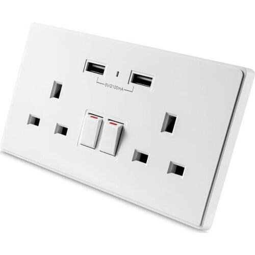 British standard smart socket wireless WiFi home smart voice control socket timing USB output socket