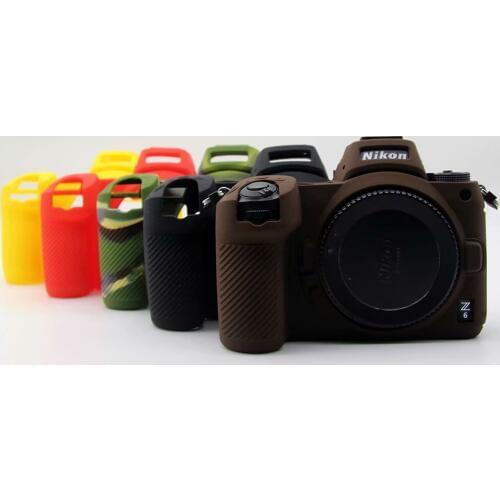 Silicone Armor Skin Case Body Cover Protector for Nikon Z6 Z7 DSLR Camera Body Cover Protector Video Bag