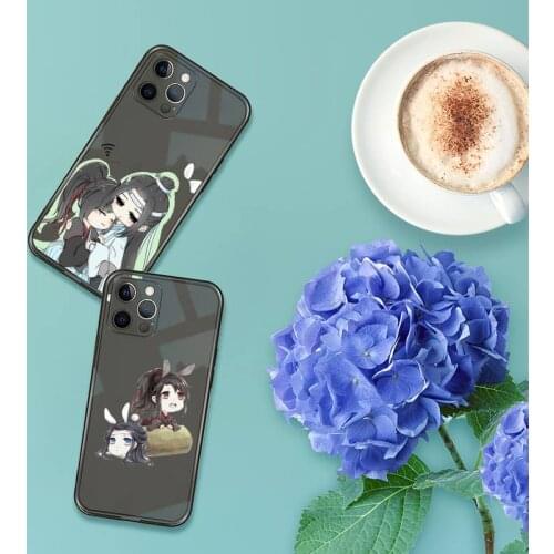 Mo Dao Zu Shi Phone Case For iPhone 13 12 11 8 7 se 2020 pro X XS XR MAX Plus Black Transparent Cover