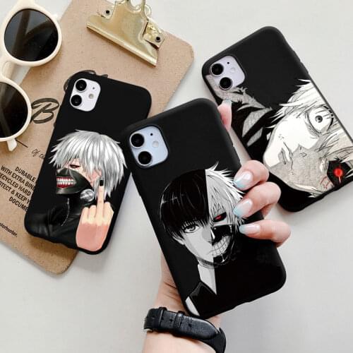 Anime Case For Huawei Y6 Y7 2019 P30 P20 P40 Lite E Pro P Smart 2021 Honor 8X 9X 8A 9C 10 Lite 20 10i 20i TPU Tokyo Ghoul Cover