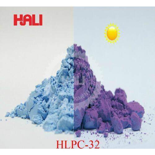 Double color photochromic powder,solar active pigment,photochromic color:yellow to red,item:HLPC-51,1lot=10gram,free