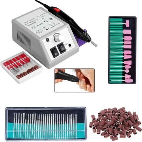 Electric Nail Drill Bits Set Manicure Machine 48PCS Milling Cutter for Manicure Nail Art Tools Gel Polish Grind Pedicure File