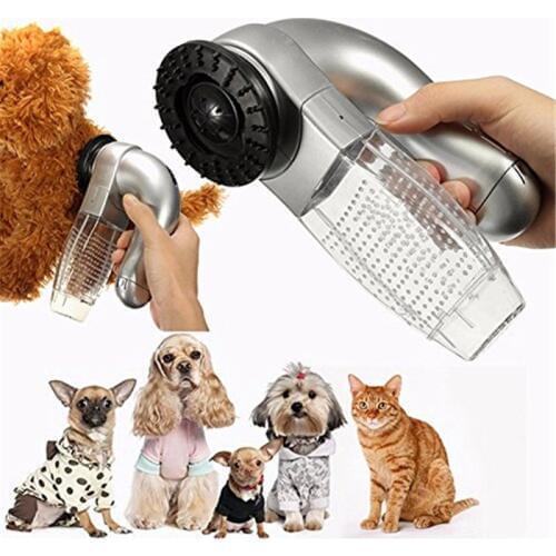 Electric pet sucking portable cat and dog massage cleaning vacuum cleaner pet hair stick hair brush