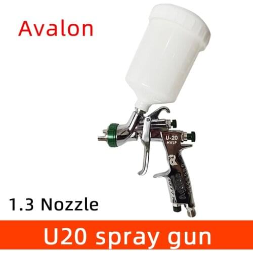 Taiwan Avalon U20 Spray Gun Automotive Paint Finish Spraying 1.3 Caliber High Atomization Low Pressure