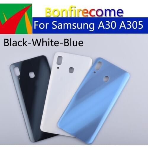 10Pcs\Lot For Samsung Galaxy A30 A305 A305F SM-A305F Housing Battery Cover Back Cover Case Rear Door Chassis Shell For A30 2019