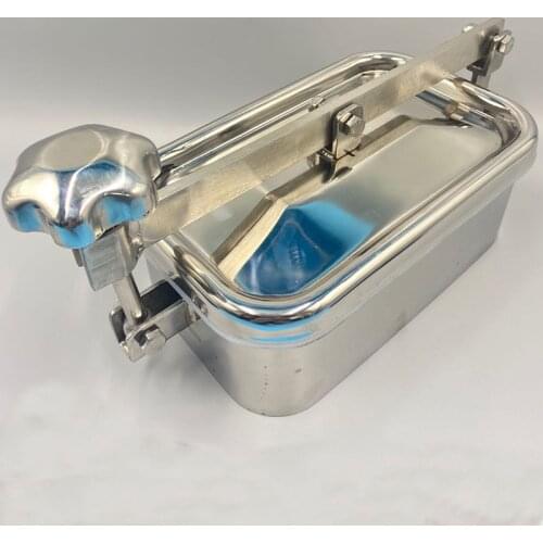 200mm Round Tank Non-Pressure Manhole Cover Stainless Steel SILICON