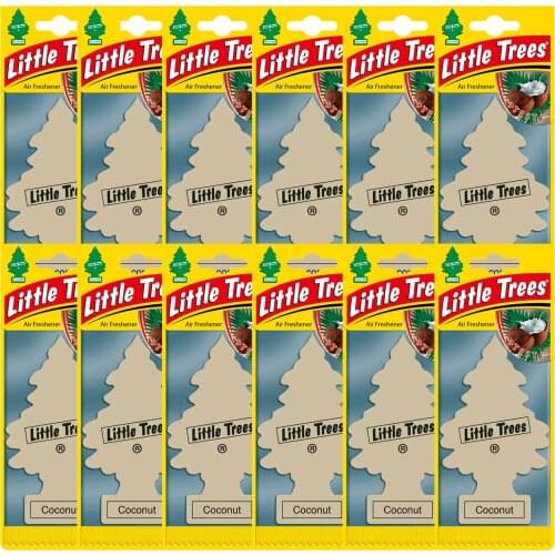 Little Trees Coconut Hindistan Cevizi Aromalı Oto Kokusu 12 Adet