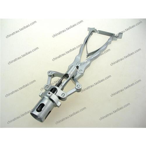 Medical orthopedics instrument spinal screw rod system frog kick style reduction forceps