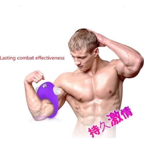 Male vibration lock fine ring penis ring female stimulating clitoris massage couples and adults using sex toys at the same time