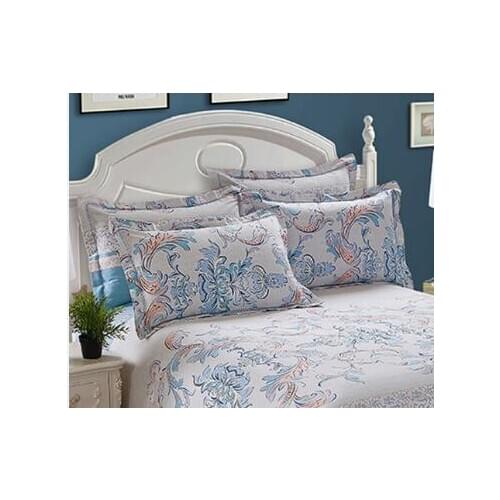 100% Cotton Sanding Pillowcases One Pair Pillow Cover 48*74cm Two pieces Flower Printing Double #388