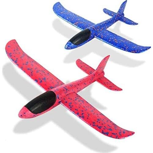 Foam Airplane Toys, 12.4" Throwing Foam Plane, 3 Flight Mode Glider Plane, Flying Toy for Kids, Gifts for 3 4 5 6 7 Year Old