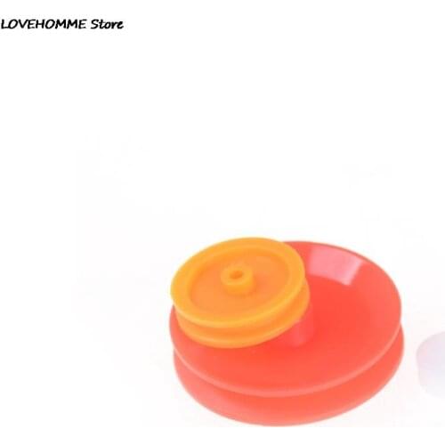 7pcs Plastic Pulley DIY Drive Accessories For DIY Toy Car Accessories Mixed Belt Pulley Pack Select 7 Models Plastic Gear Bag