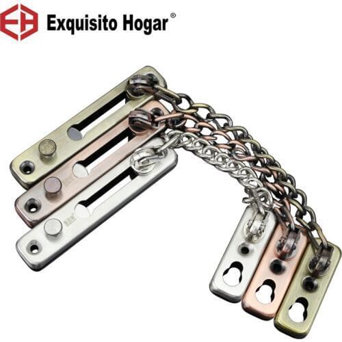 Stainless Steel Anti-Theft Door Chain Locked By Lock Buckle Lock Cabinet Chain Security Hotel Door Chain