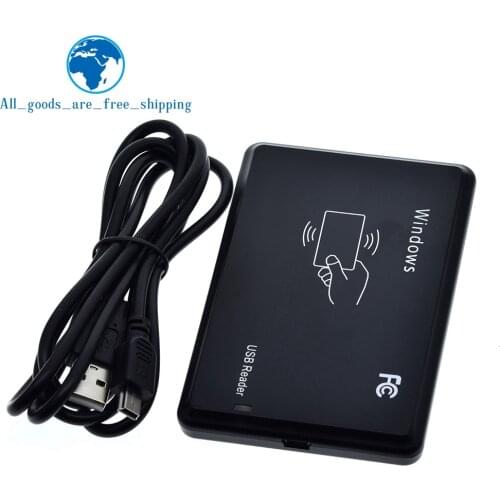 RFID Reader USB Port EM4100 TK4100 125khz ID Contactless Sensitivity Smart Card Support Window System Linux