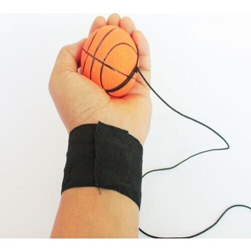 Control Skills Kick Ball Football Strap Training Bouncy Wrist Band Rubber Ball Elastic String Rebound Finger Exercise Sport To