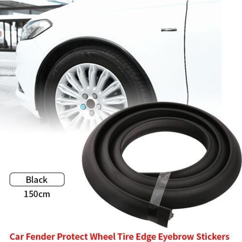 150cm Universal Car Wheel Fender Flare Extension Protector Lip Anti-Scratch Arch Trim Strip Wheel Fender Flares Car Styling