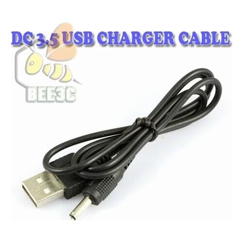 High Speed USB to DC2.0/70cm DC2.5/70cm DC3.5/70cm DC5.5/80cm black Power DC Cable 2mm port charge cable jack power cord 300PCS