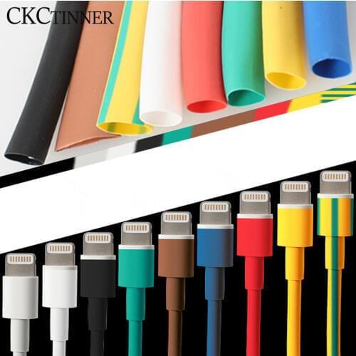Heat shrink 9 colors 1M of polyolefin heat shrink tubing cable wrap wire wrap retractable insulated tube