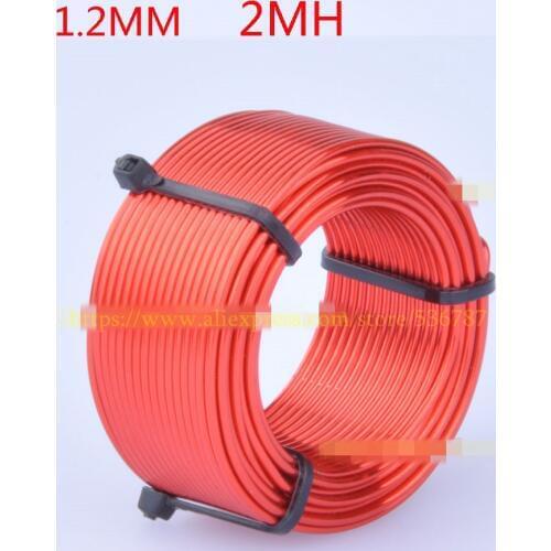 2PCS 2.0mH Audio Speaker Crossover 1.2mm Hollow Inductor Oxygen-Free Copper Coil