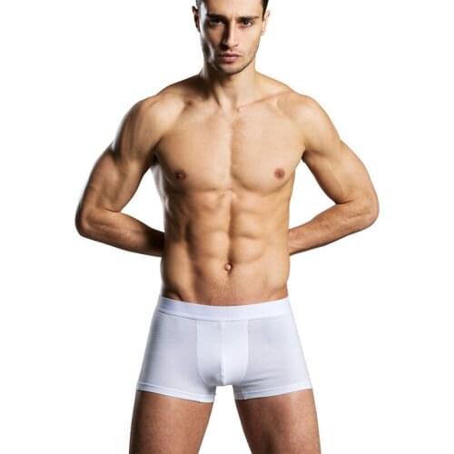 3Pcs Men Cotton Boxers Panties Breathable Mens Underpants Large Size Mid Waist Intimates Boxershorts