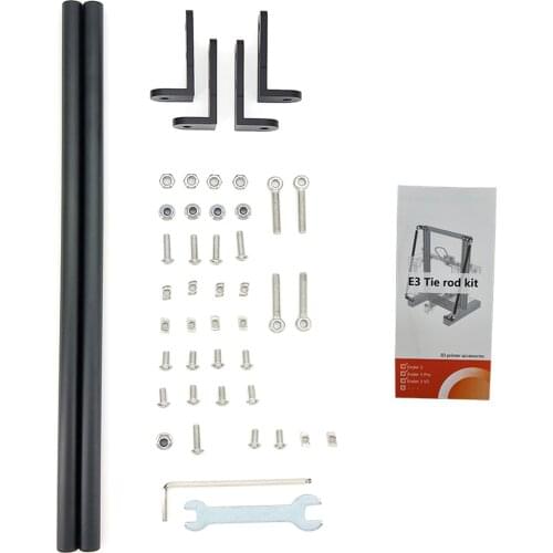 3D Printer Parts Supporting Pull Rod Kit Aluminum Alloy Tie Rod Set Compatible with Creality Ender-3/Ender-3S/Ender-3 Pro