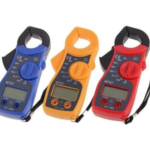 Digital LCD AC / DC MT-87 Handheld Multimeter Volt Amp Ohm Test Clamp Meter