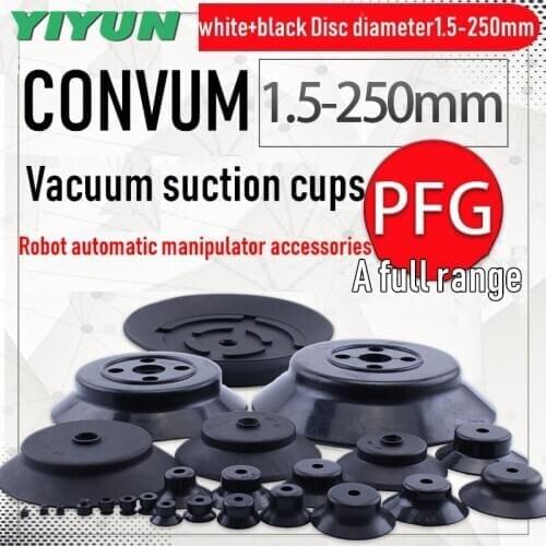 CONVUM PFG series manipulator Vacuum suction cups Industrial pneumatic parts Strong silica gel nozzle PFG-25 PFG-30 PA-30 PA-50