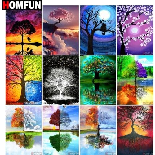 HOMFUN Full Square/Round Drill 5D DIY Diamond Painting "Cartoon Boom Landschap" Embroidery Cross Stitch 5D Home Decor Gift